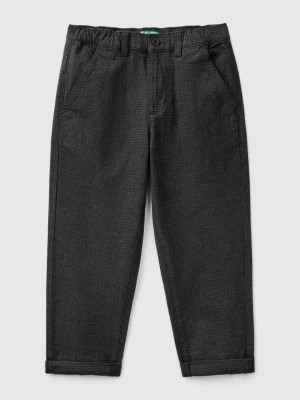 Zdjęcie produktu Benetton, Stretch Cotton Trousers, size M, Black, Kids United Colors of Benetton