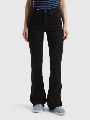 Zdjęcie produktu Benetton, Stretch Flared Jeans, size 32, Black, Women United Colors of Benetton