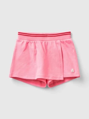 Zdjęcie produktu Benetton, Stretch Organic Cotton Culottes, size 110, Pink, Kids United Colors of Benetton