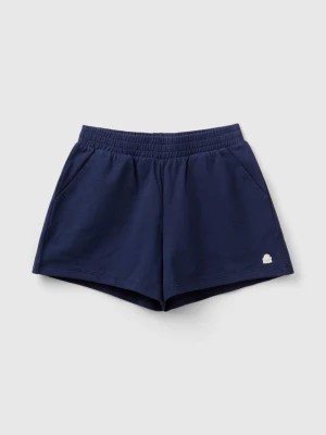 Zdjęcie produktu Benetton, Stretch Organic Cotton Shorts, size 2XL, Dark Blue, Kids United Colors of Benetton