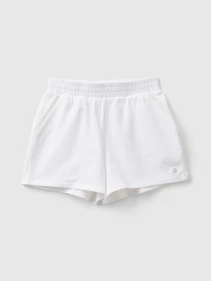 Zdjęcie produktu Benetton, Stretch Organic Cotton Shorts, size 2XL, White, Kids United Colors of Benetton