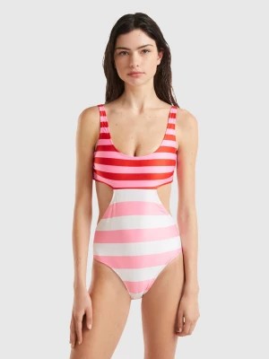 Zdjęcie produktu Benetton, Striped Cut-out One-piece Swimsuit, size 4°, Multi-color, Women United Colors of Benetton