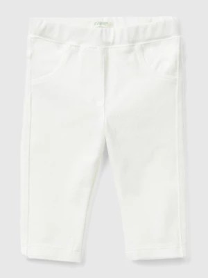 Zdjęcie produktu Benetton, Super Stretch Jeggings, size 56, Creamy White, Kids United Colors of Benetton