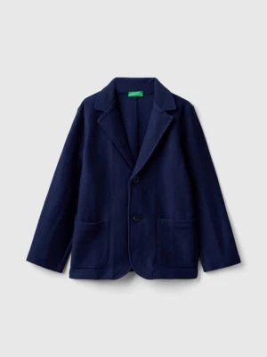 Zdjęcie produktu Benetton, Sweat Blazer With Pockets, size 2XL, Dark Blue, Kids United Colors of Benetton