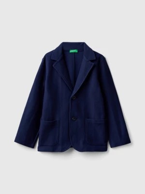 Zdjęcie produktu Benetton, Sweat Blazer With Pockets, size XL, Dark Blue, Kids United Colors of Benetton