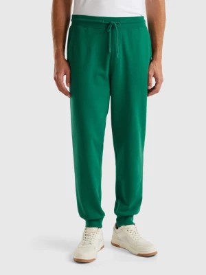 Zdjęcie produktu Benetton, Sweat Joggers In 100% Cotton, size L, Dark Green, Men United Colors of Benetton