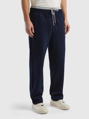 Zdjęcie produktu Benetton, Sweat Joggers With Drawstring, size XL, Dark Blue, Men United Colors of Benetton