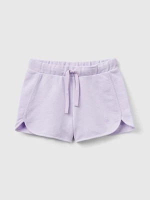 Zdjęcie produktu Benetton, Sweat Shorts In 100% Organic Cotton, size 98, Lilac, Kids United Colors of Benetton