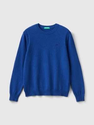 Zdjęcie produktu Benetton, Sweater In Cashmere And Wool Blend, size L, Blue, Kids United Colors of Benetton