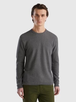 Zdjęcie produktu Benetton, Sweater In Cashmere Blend, size L, Dark Gray, Men United Colors of Benetton