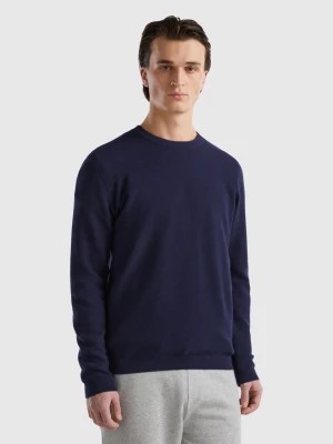 Zdjęcie produktu Benetton, Sweater In Cashmere Blend, size XS, Dark Blue, Men United Colors of Benetton