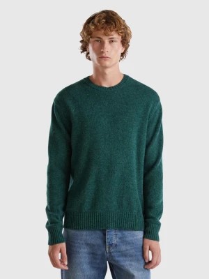 Zdjęcie produktu Benetton, Sweater In Shetland Wool, size L, Green, Men United Colors of Benetton