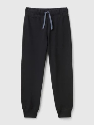 Zdjęcie produktu Benetton, Sweatpants In 100% Cotton, size 3XL, Black, Kids United Colors of Benetton