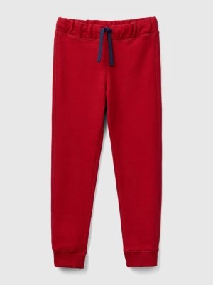 Zdjęcie produktu Benetton, Sweatpants In 100% Cotton, size 3XL, Red, Kids United Colors of Benetton