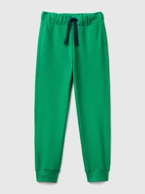 Zdjęcie produktu Benetton, Sweatpants In 100% Cotton, size M, Green, Kids United Colors of Benetton