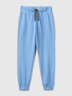 Zdjęcie produktu Benetton, Sweatpants In 100% Cotton, size S, Light Blue, Kids United Colors of Benetton