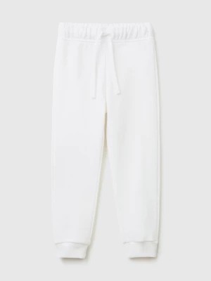 Zdjęcie produktu Benetton, Sweatpants In Organic Cotton, size 116, White, Kids United Colors of Benetton