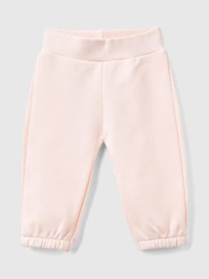 Zdjęcie produktu Benetton, Sweatpants In Organic Cotton, size 50, Soft Pink, Kids United Colors of Benetton