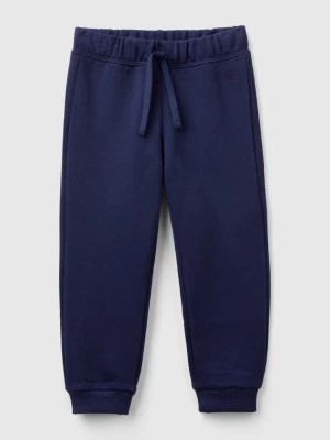 Zdjęcie produktu Benetton, Sweatpants In Organic Cotton, size 98, Dark Blue, Kids United Colors of Benetton