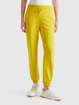 Zdjęcie produktu Benetton, Sweatpants With Drawstring, size XS, Yellow, Women United Colors of Benetton