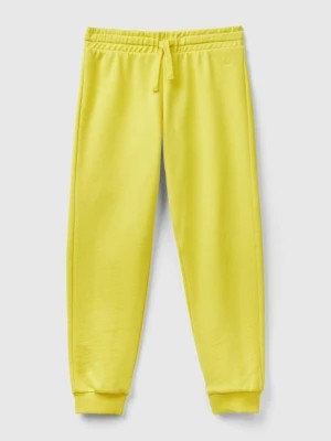 Zdjęcie produktu Benetton, Sweatpants With Logo, size 2XL, Yellow, Kids United Colors of Benetton