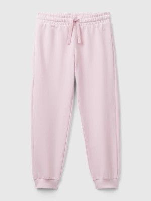 Zdjęcie produktu Benetton, Sweatpants With Logo, size L, Pink, Kids United Colors of Benetton