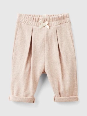 Zdjęcie produktu Benetton, Sweatpants With Lurex, size 50, Soft Pink, Kids United Colors of Benetton