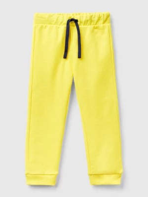 Zdjęcie produktu Benetton, Sweatpants With Pocket, size 116, Yellow, Kids United Colors of Benetton