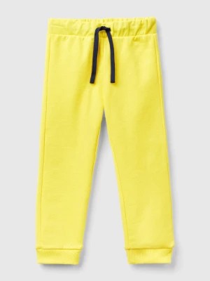 Zdjęcie produktu Benetton, Sweatpants With Pocket, size 82, Yellow, Kids United Colors of Benetton