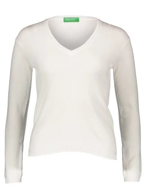 Zdjęcie produktu Benetton Sweter w kolorze białym rozmiar: XL