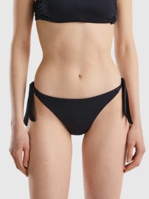 Zdjęcie produktu Benetton, Swim Bottoms In Econyl® With Bows, size S, Black, Women United Colors of Benetton