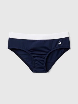 Zdjęcie produktu Benetton, Swim Bottoms With Drawstring In Econyl®, size XS, Dark Blue, Kids United Colors of Benetton