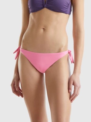 Zdjęcie produktu Benetton, Swim Bottoms With Side Bows, size L, Pink, Women United Colors of Benetton