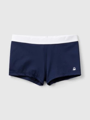 Zdjęcie produktu Benetton, Swim Trunks With Drawstring In Econyl®, size 2XL, Dark Blue, Kids United Colors of Benetton