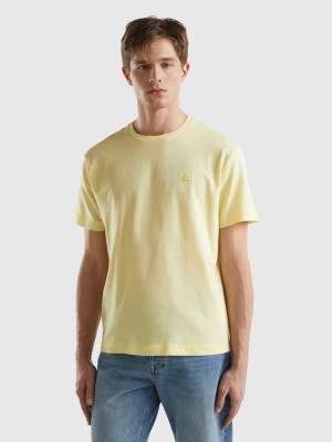 Zdjęcie produktu Benetton, T-shirt In Micro Pique, size L, Yellow, Men United Colors of Benetton