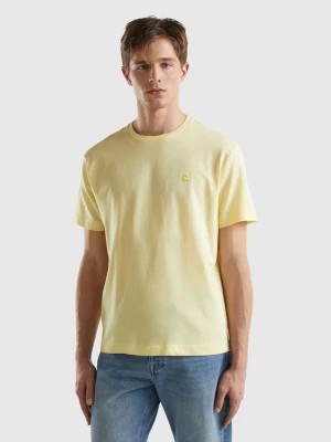 Zdjęcie produktu Benetton, T-shirt In Micro Pique, size XXXL, Yellow, Men United Colors of Benetton