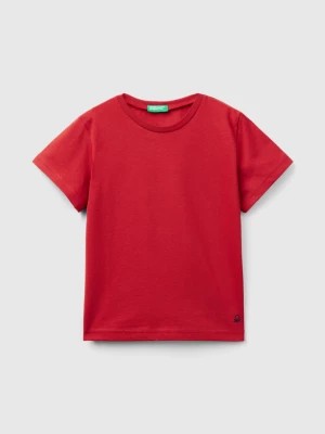 Zdjęcie produktu Benetton, T-shirt In Organic Cotton, size 104, Brick Red, Kids United Colors of Benetton