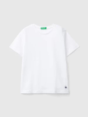 Zdjęcie produktu Benetton, T-shirt In Organic Cotton, size 104, White, Kids United Colors of Benetton