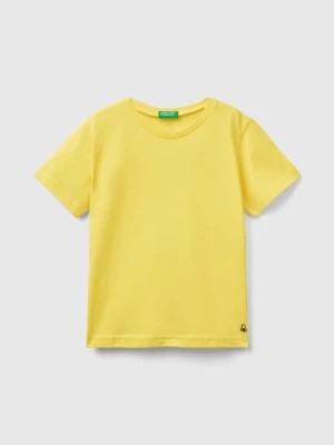 Zdjęcie produktu Benetton, T-shirt In Organic Cotton, size 82, Yellow, Kids United Colors of Benetton