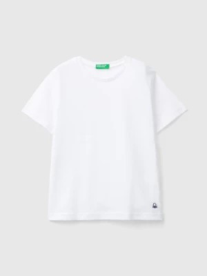 Zdjęcie produktu Benetton, T-shirt In Organic Cotton, size 98, White, Kids United Colors of Benetton