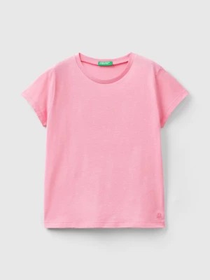 Zdjęcie produktu Benetton, T-shirt In Pure Organic Cotton, size 2XL, Pink, Kids United Colors of Benetton