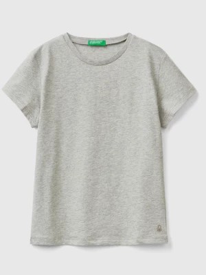 Zdjęcie produktu Benetton, T-shirt In Pure Organic Cotton, size L, Light Gray, Kids United Colors of Benetton