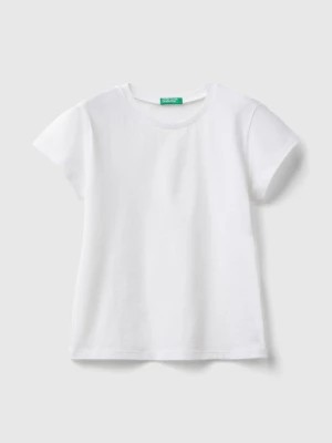 Zdjęcie produktu Benetton, T-shirt In Pure Organic Cotton, size L, White, Kids United Colors of Benetton