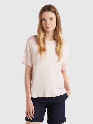 Zdjęcie produktu Benetton, T-shirt In Sustainable Stretch Viscose, size XXS, Soft Pink, Women United Colors of Benetton