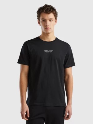 Zdjęcie produktu Benetton, T-shirt With Logo Print, size S, Black, Men United Colors of Benetton