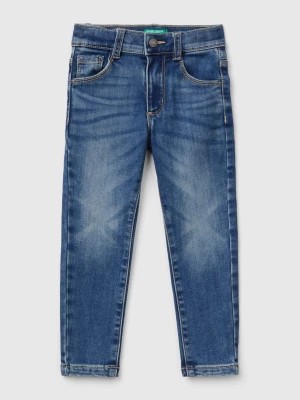 Zdjęcie produktu Benetton, Thermal Skinny Fit Jeans, size 116, Blue, Kids United Colors of Benetton