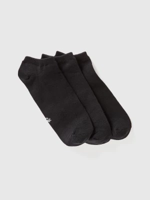 Zdjęcie produktu Benetton, Three Pairs Of Short Socks, size 43-46, Black, Women United Colors of Benetton