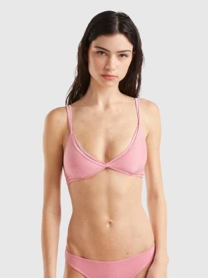 Zdjęcie produktu Benetton, Triangle Bikini Top With Lurex, size 1°, Pink, Women United Colors of Benetton