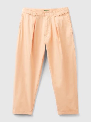 Zdjęcie produktu Benetton, Trousers In Pure Linen, size M, Peach, Kids United Colors of Benetton