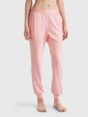 Zdjęcie produktu Benetton, Trousers In Pure Linen, size S, Pink, Women United Colors of Benetton